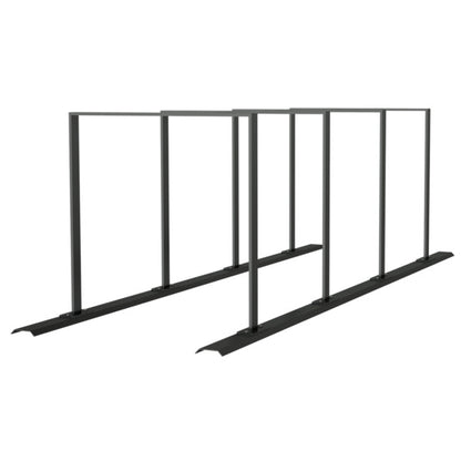 Fahrradanlehnbügel Reihenanlage Stahlrohr 50 x 12 mm