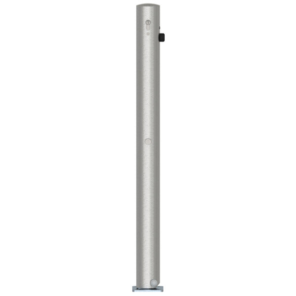 Edelstahlpfosten Ø 76 mm ohne Ziernut