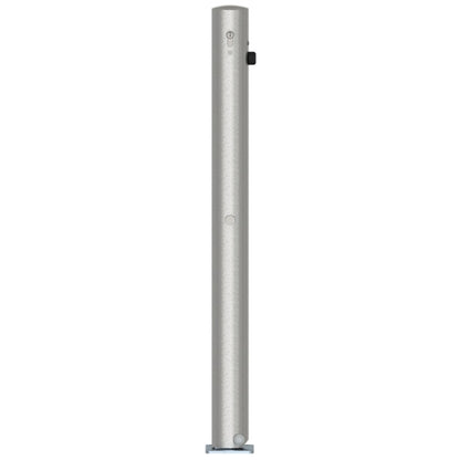 Edelstahlpfosten Ø 76 mm ohne Ziernut