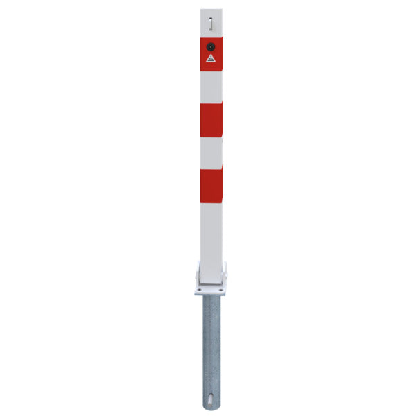 Absperrpfosten 70 x 70 mm umlegbar für Vorhangschloss