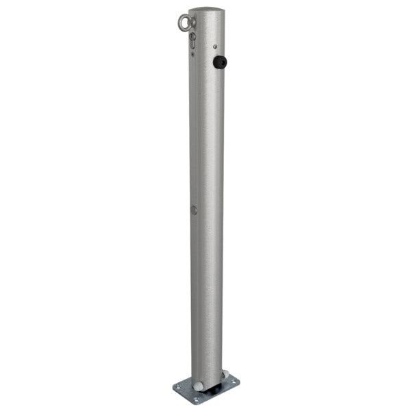 Edelstahlpfosten Ø 76 mm ohne Ziernut