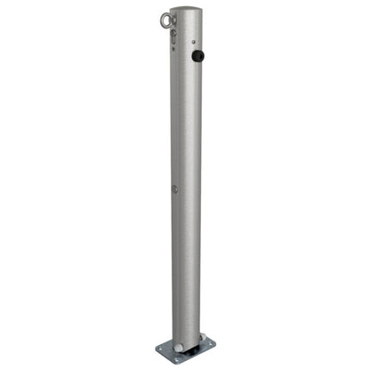 Edelstahlpfosten Ø 76 mm ohne Ziernut