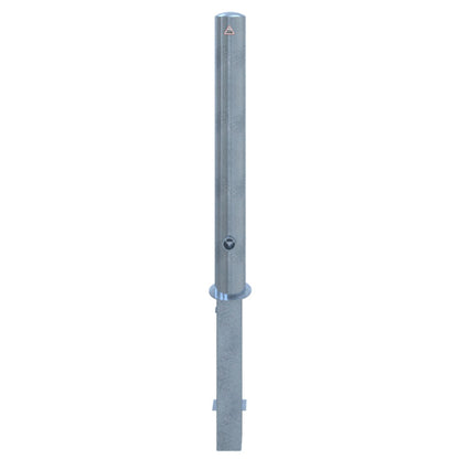 Absperrpfosten Stahlrohr Ø 102 x 2,9 mm herausnehmbar mit Dreikantverschluss