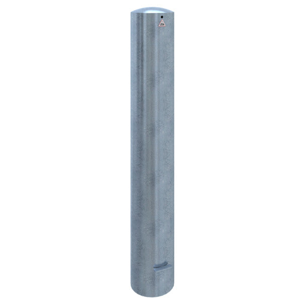 Absperrpoller Stahlrohr Ø 193 x 3,6 mm ortsfest zum Einbetonieren