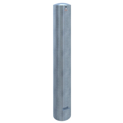 Absperrpoller Stahlrohr Ø 193 x 3,6 mm ortsfest zum Einbetonieren