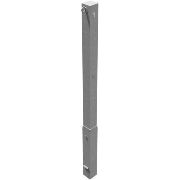 Absperrpfosten 70 x 70 mm herausnehmbar mit Profilzylinderschloss