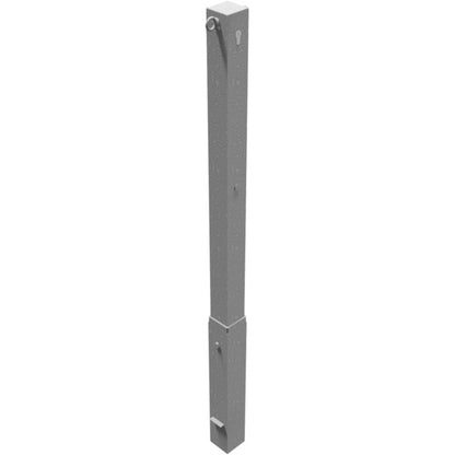 Absperrpfosten 70 x 70 mm herausnehmbar mit Profilzylinderschloss