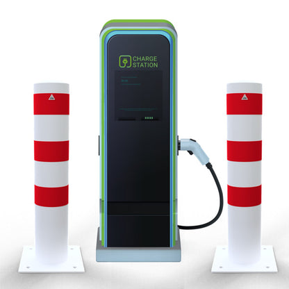 Rammschutzpoller als E-Ladesäulenschutz