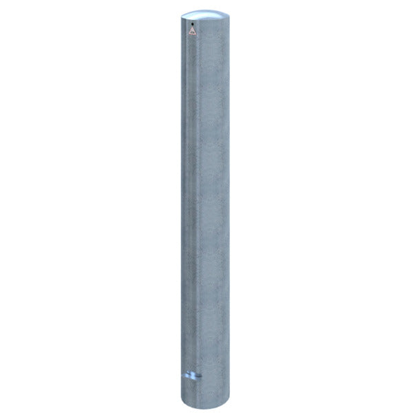 Absperrpoller Stahlrohr Ø 193 x 3,6 mm ortsfest zum Einbetonieren