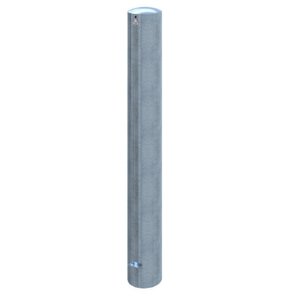 Absperrpoller Stahlrohr Ø 193 x 3,6 mm ortsfest zum Einbetonieren