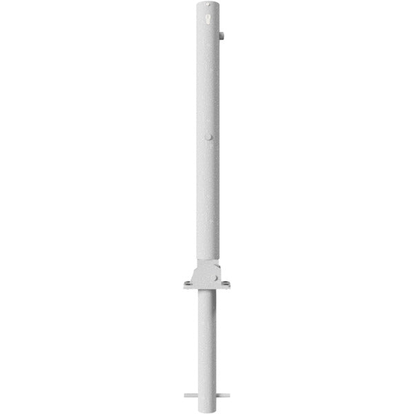 Absperrpfosten Stahlrohr Ø 76 x 2,6 mm umlegbar mit Profilzylinderschloss