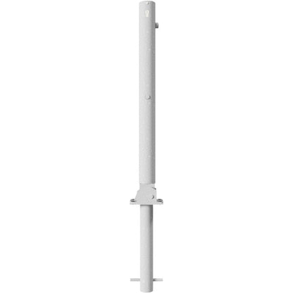 Absperrpfosten Stahlrohr Ø 76 x 2,6 mm umlegbar mit Profilzylinderschloss