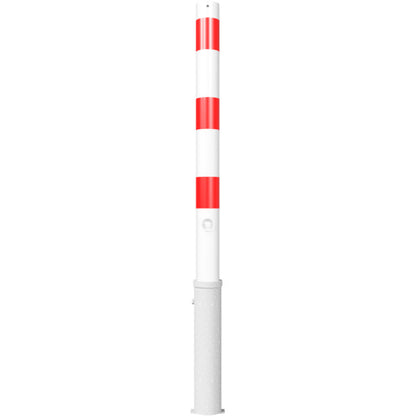 Absperrpfosten Stahlrohr Ø 76 x 2,6 mm herausnehmbar mit Dreikantverschluss
