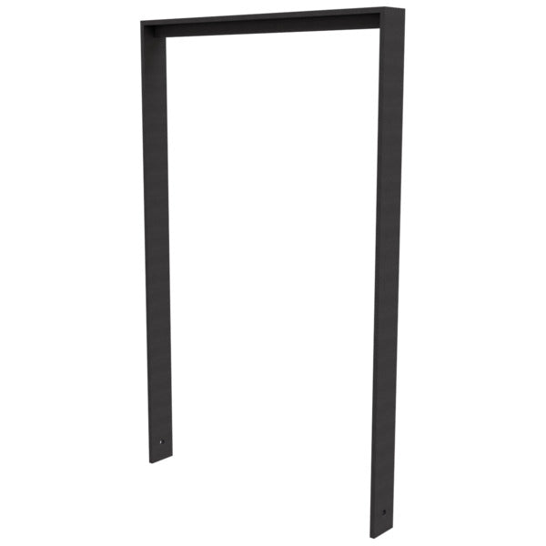 Anlehnbügel aus Flachstahl 80 x 12 mm mit Unterzug
