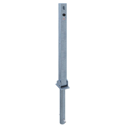 Absperrpfosten 70 x 70 mm umlegbar für Vorhangschloss
