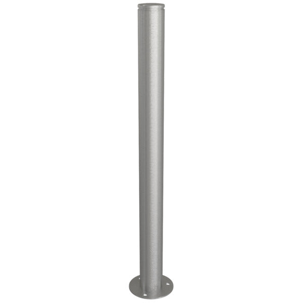 Edelstahlpfosten Ø 76 mm mit Ziernut