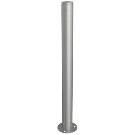 Edelstahlpfosten Ø 76 mm mit Ziernut