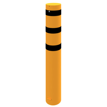 Absperrpoller Stahlrohr Ø 323 x 5 mm gelb / schwarz