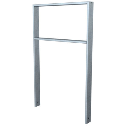 Ahnlehnbügel aus Stahlrohr 80 x 20 mm