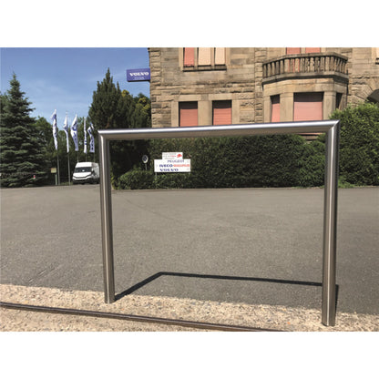 Edelstahlfahrradanlehnbügel Ø 48 mm