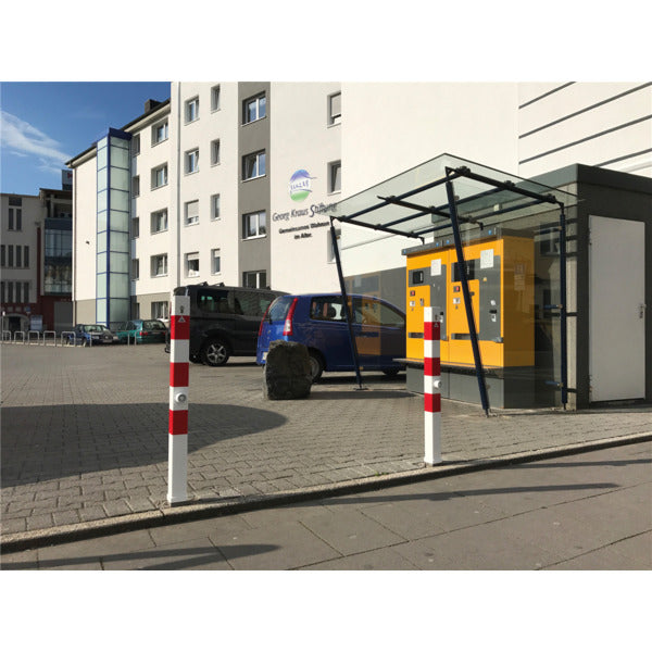 Absperrpfosten 70 x 70 mm herausnehmbar mit Dreikant oder Profilzylinder