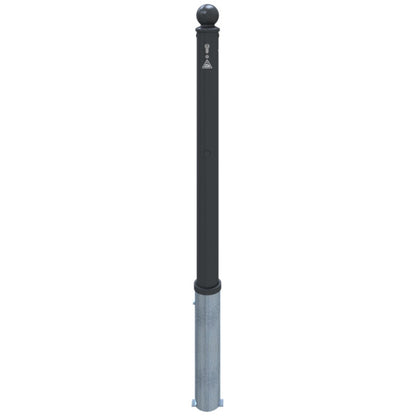 Absperr-Stilpfosten Serie 474B Ø 76 mm