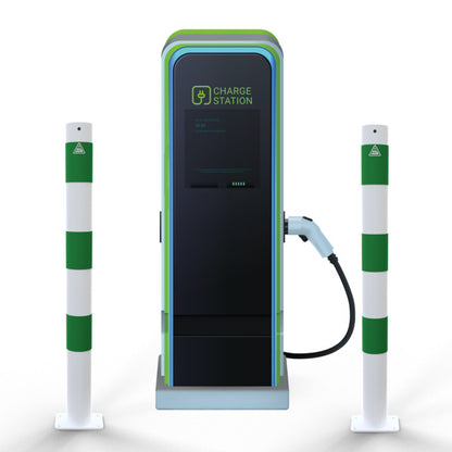 Absperrpfosten als E-Ladesäulenschutz