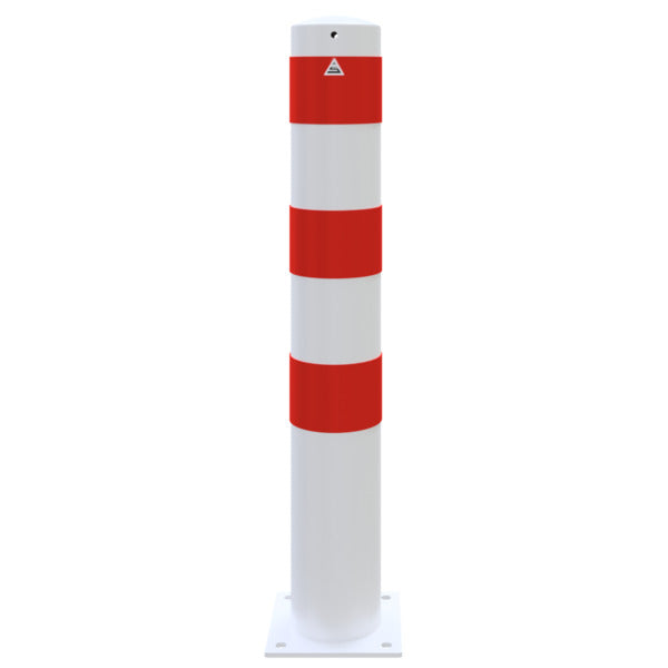 Absperrpoller Stahlrohr Ø 152 x 3,2 mm ortsfest für Dübelbefestigung