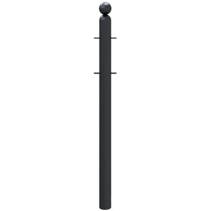 Absperrbarrieren in Verbindung mit Pfostentyp 478B Standpfosten & Rahmen-Element