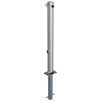Edelstahlpfosten Ø 76 mm ohne Ziernut