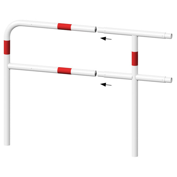 Schutzgeländer Stahlrohr Ø 48 mm