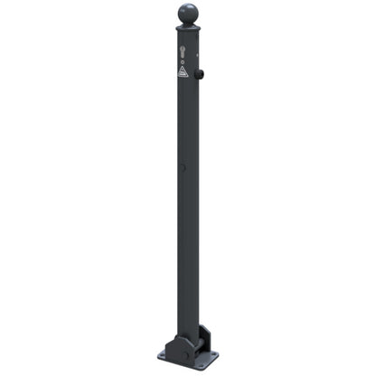 Absperr-Stilpfosten Serie 465B Ø 60 mm