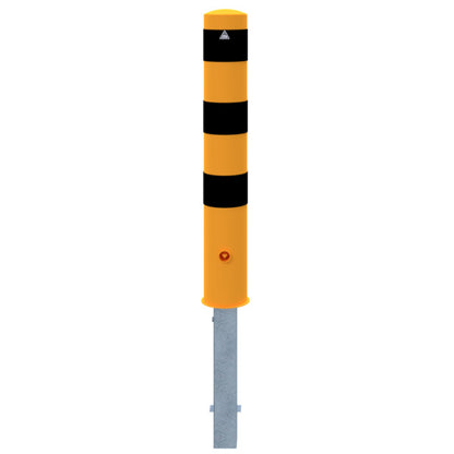 Absperrpoller Stahlrohr Ø 152 x 3,2 mm gelb / schwarz