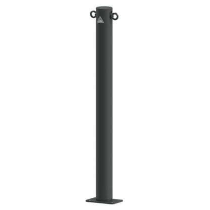 Absperr-Stilpfosten Serie 4074B Ø 76 mm