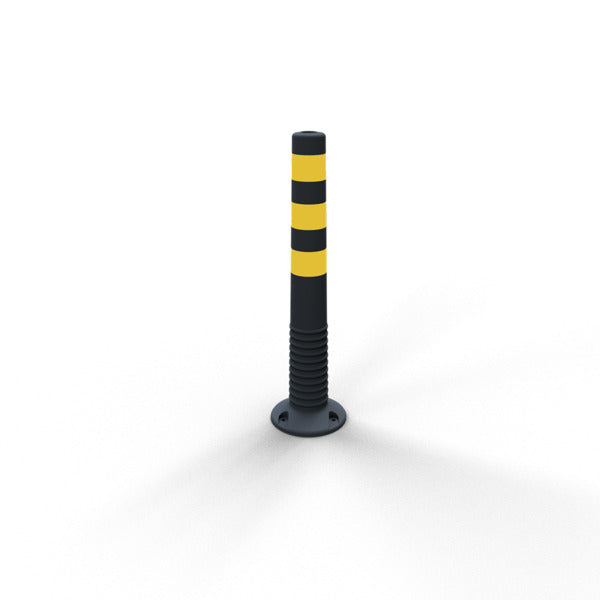 Flexipfosten schwarz / gelb Ø 80 mm