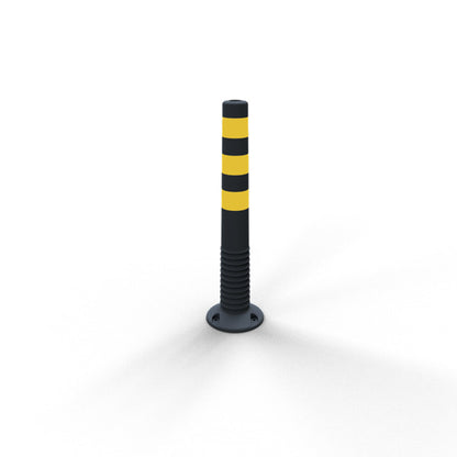 Flexipfosten schwarz / gelb Ø 80 mm