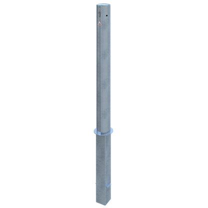 Absperrpfosten Stahlrohr Ø 102 x 2,9 mm herausnehmbar mit Profilzylinder