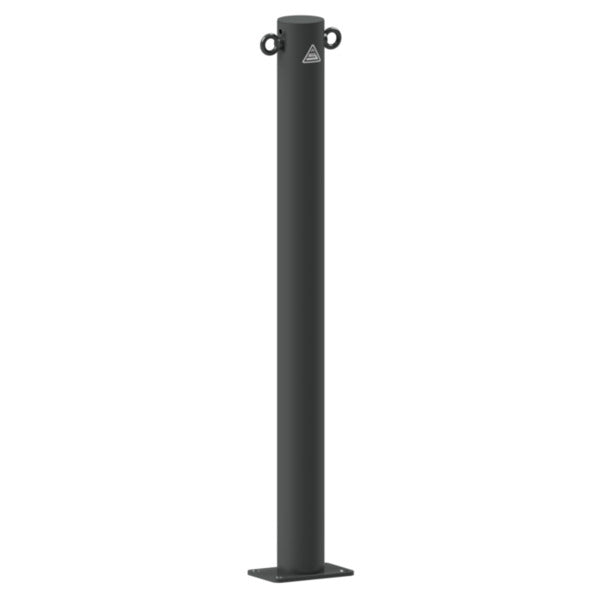 Absperr-Stilpfosten Serie 4074B Ø 76 mm
