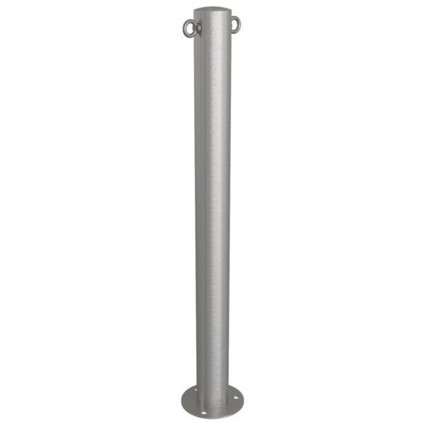 Edelstahlpfosten Ø 76 mm ohne Ziernut