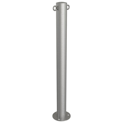 Edelstahlpfosten Ø 76 mm ohne Ziernut