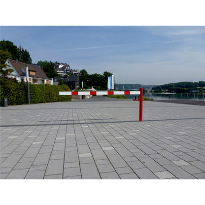 Drehschranke mit Seilzugverstärkung