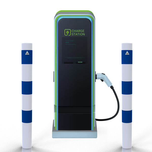 Absperrpoller als E-Ladesäulenschutz