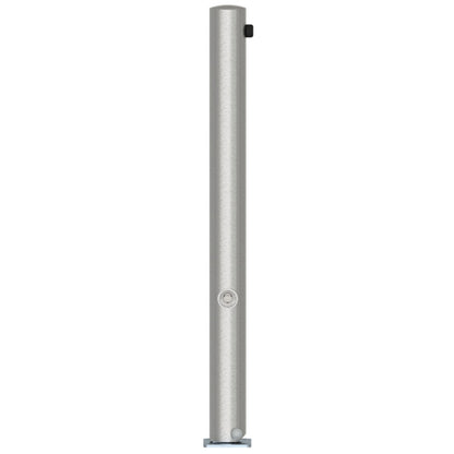Edelstahlpfosten Ø 76 mm ohne Ziernut