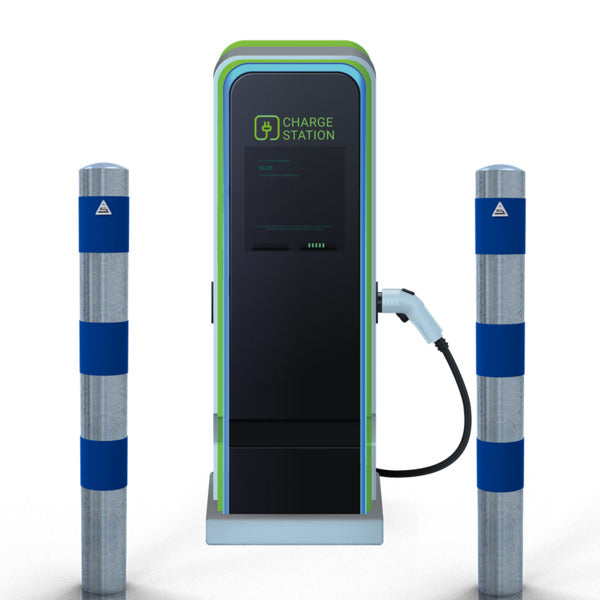 Absperrpoller als E-Ladesäulenschutz