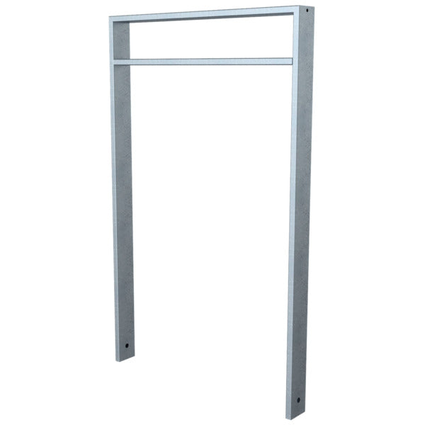 Ahnlehnbügel aus Stahlrohr 80 x 20 mm