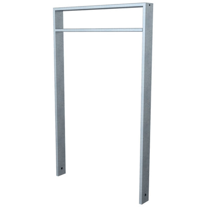 Ahnlehnbügel aus Stahlrohr 80 x 20 mm