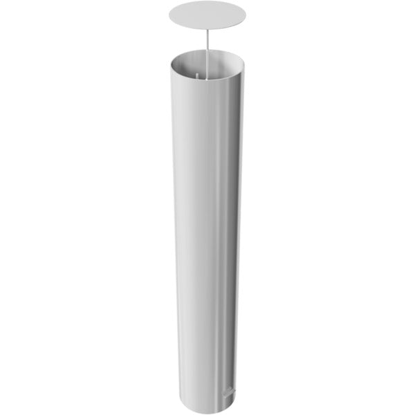 Absperrpoller Stahlrohr Ø 323 x 5 mm ortsfest zum Einbetonieren