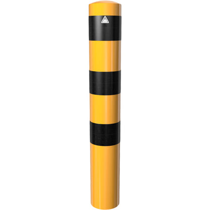Absperrpoller Stahlrohr Ø 152 x 3,2 mm gelb / schwarz