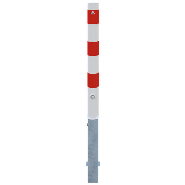 Absperrpfosten Stahlrohr Ø 89 x 2,9 mm herausnehmbar mit Dreikantverschluss