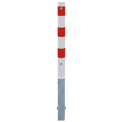 Absperrpfosten Stahlrohr Ø 89 x 2,9 mm herausnehmbar mit Dreikantverschluss